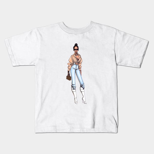 Rihanna Kids T-Shirt by armandmehidri